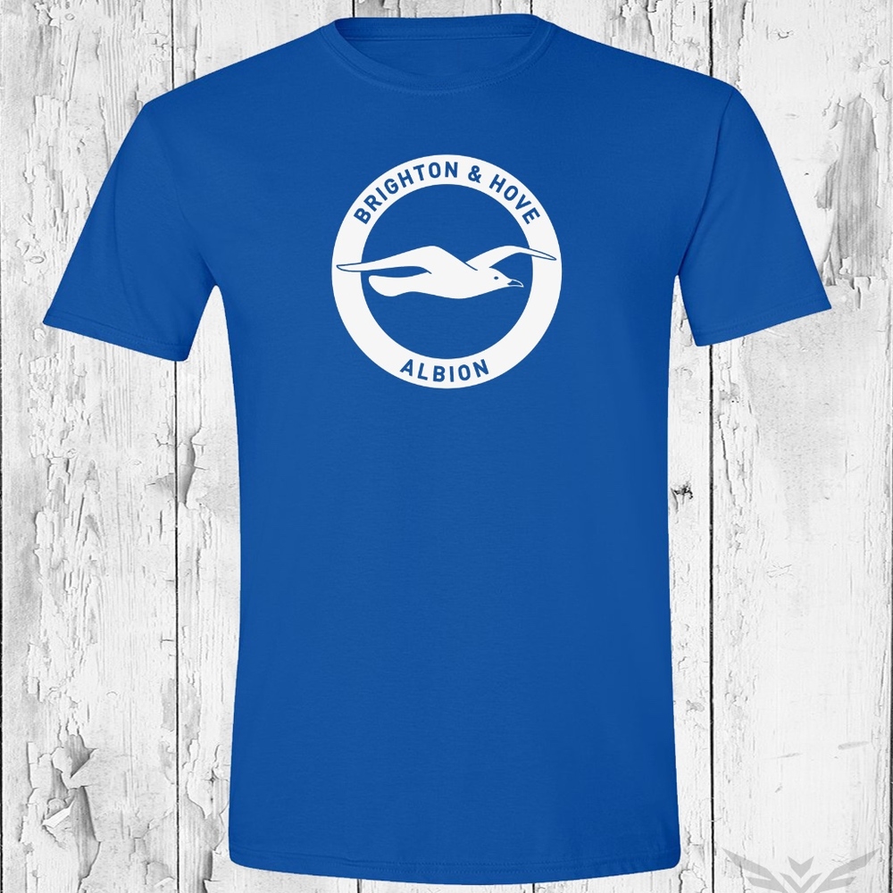 Brighton and Hove Albion T-Shirt Seagulls (Royal)